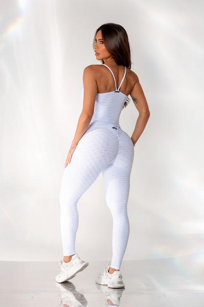 Bubble Tex Tank Shirt- White