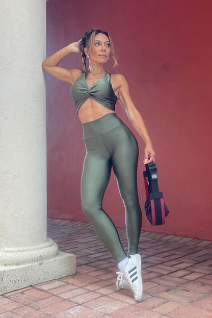 Olympia Legging- Military Green