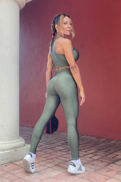 Olympia Legging- Military Green