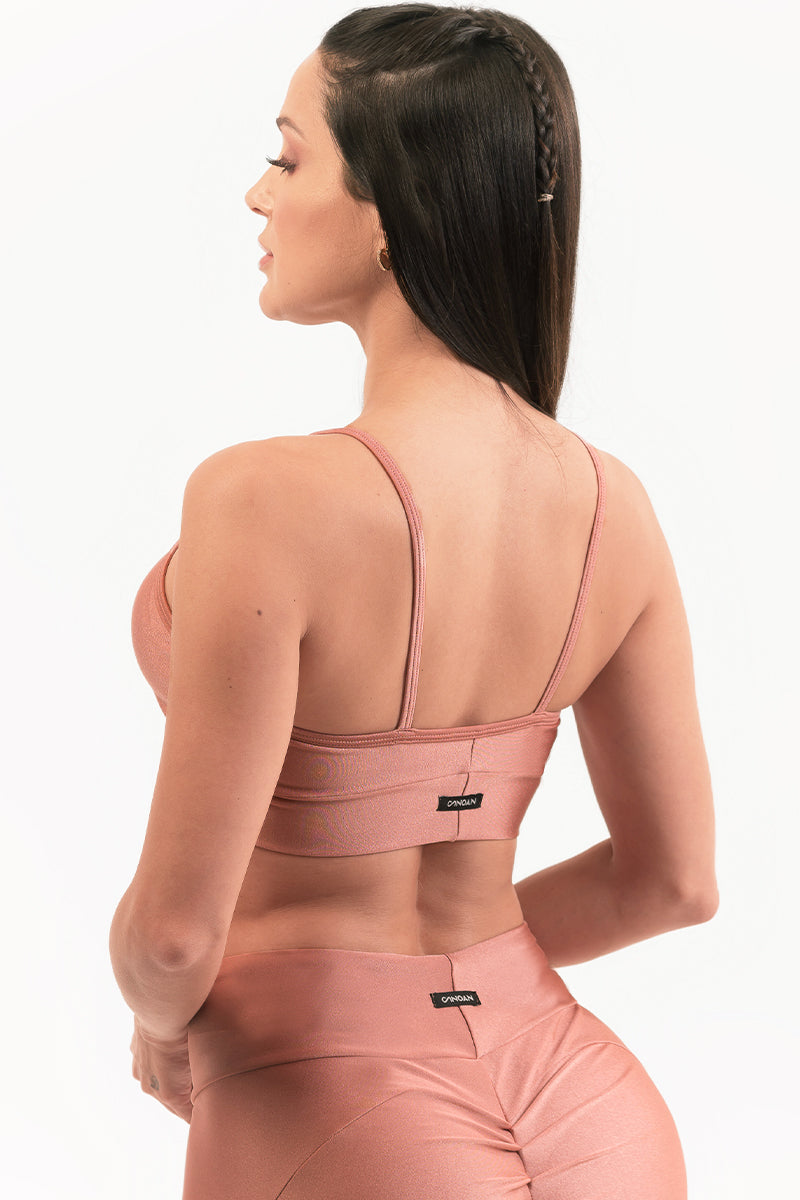 Iris Straps Top- Rose Pink